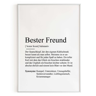 Poster BESTER FREUND Definition - 3