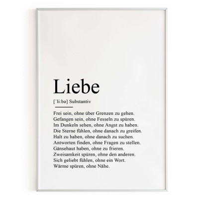 Poster LIEBE Definition - 3