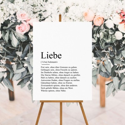 Poster LIEBE Definition - 2