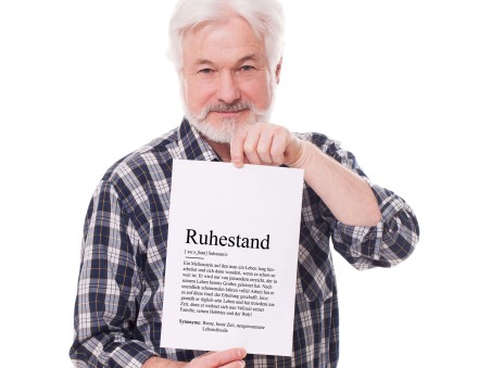 Poster RUHESTAND Definition - 2