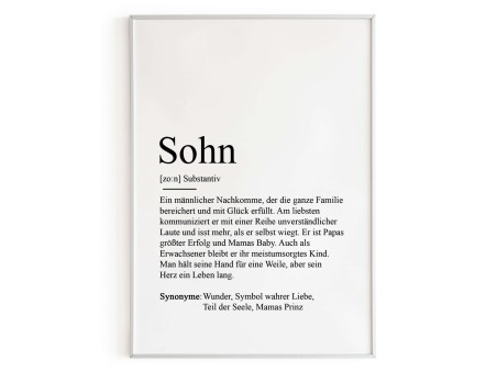 Poster SOHN Definition - 2