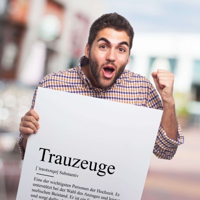 Poster TRAUZEUGE Definition - 2