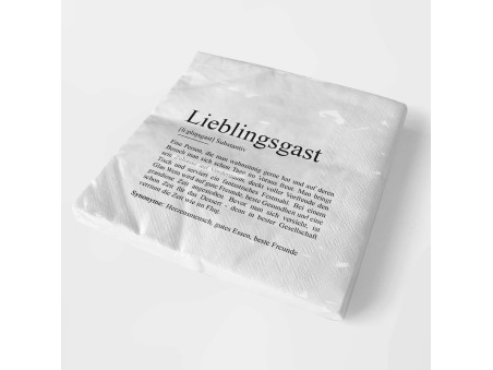 Serviette LIEBLINGSGAST Definition - 6