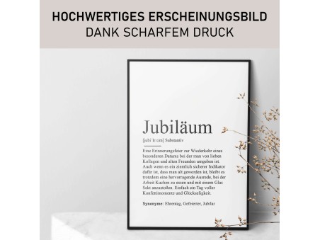 Poster JUBILÄUM Definition - 5