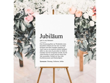 Poster JUBILÄUM Definition - 2