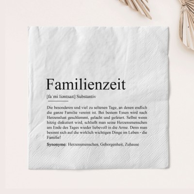 Serviette FAMILIENZEIT Definition - 1