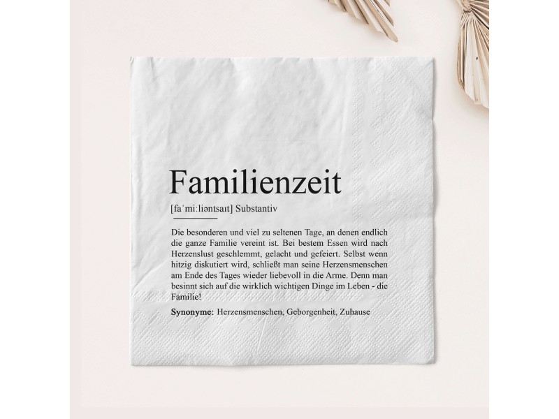 Serviette FAMILIENZEIT Definition - 1