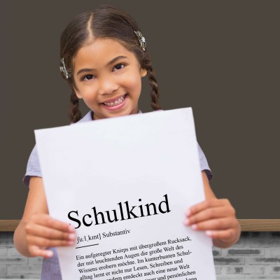 Poster SCHULKIND Definition - 2